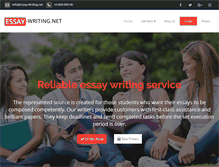 Tablet Screenshot of essay-writing.net